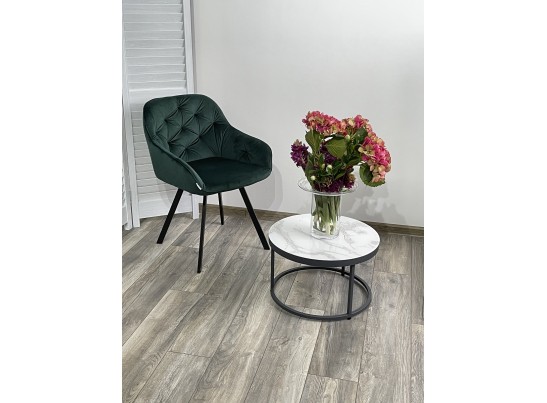 Стул GALE 360 град. поворот. BLUVEL-78 GREEN, велюр/ черный каркас, в Ростове-на-Дону