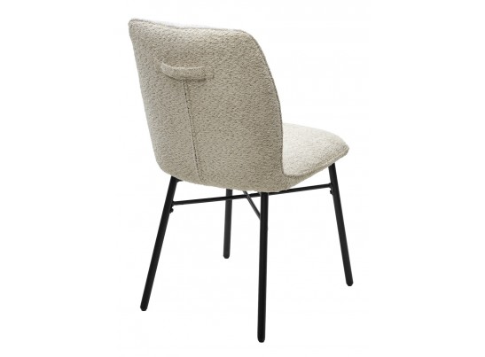 Стул COMO UF998-04 бежевый, букле / черный каркас / Товарный знак DISAUR в Ростове-на-Дону