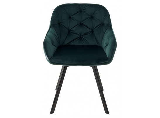 Стул GALE 360 град. поворот. BLUVEL-78 GREEN, велюр/ черный каркас, в Ростове-на-Дону