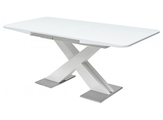 Стол CONTI 140 WHITE GLASS белый глянец в Ростове-на-Дону