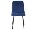 Стул DUBLIN G062-49 синий, велюр/ черный каркас в Ростове-на-Дону