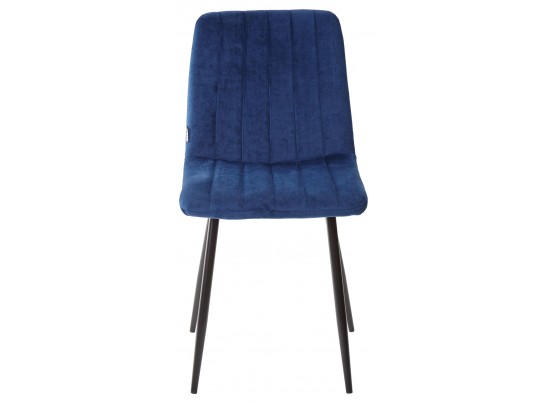 Стул DUBLIN G062-49 синий, велюр/ черный каркас в Ростове-на-Дону