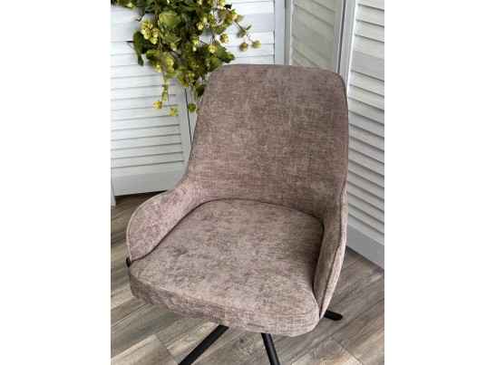 Стул ЛУИДЖИ ДАНС 180 град. поворотный, NORDIC 35 Серо-коричневый / Черный каркас, в Ростове-на-Дону