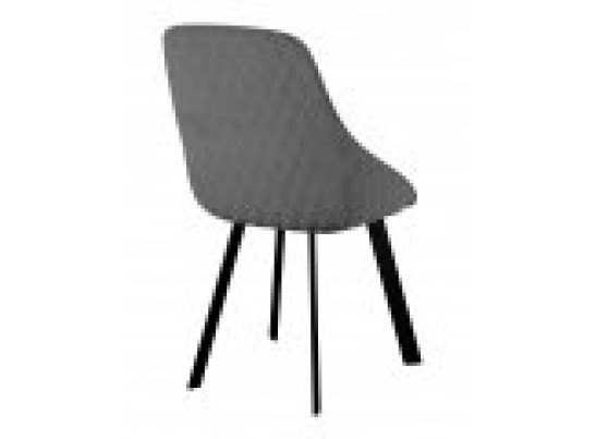 Стул CASA, 360 град. поворот. B22 Серый, велюр / черный каркас, в Ростове-на-Дону