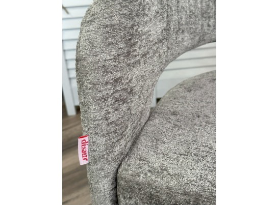 Стул SNUG 3018-17 серый, шенилл / черный каркас, ®DISAUR в Ростове-на-Дону