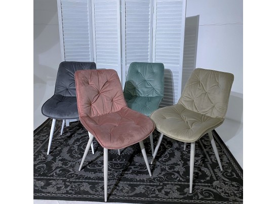 Стул MONACO UF910-08 PINK, велюр/капучино каркас M-City в Ростове-на-Дону