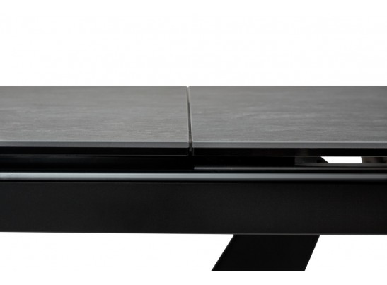 Стол ACUTO2 170 DARK CEMENT Тёмно-серый мрамор матовый, керамика/ черный каркас NEW! в Ростове-на-Дону