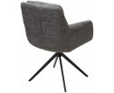 Стул MEADOW 360 град. поворот. Темно-серый XD841-16, букле / черный каркас, ®DISAUR в Ростове-на-Дону