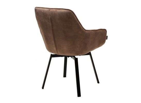 Стул MAVERICK 360 град. поворот. UF912-10B ант бежевый, велюр без "пальчиковый"/ черный ®DISAUR в Ростове-на-Дону