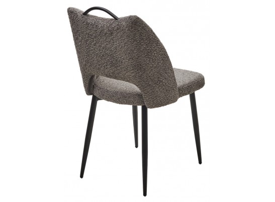 Стул JANETY UF998-15 серый, букле / черный каркас / Товарный знак DISAUR в Ростове-на-Дону