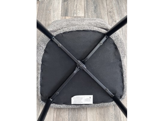 Стул JANETY UF998-15 серый, букле / черный каркас / Товарный знак DISAUR в Ростове-на-Дону