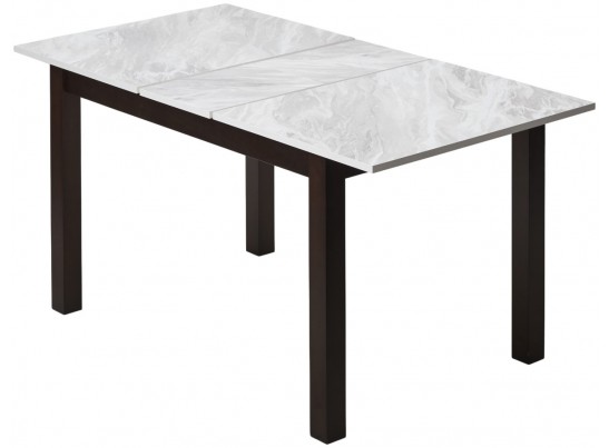 Стол TME-6931 MBH SWEDEN белый мрамор / BB темный орех M-City в Ростове-на-Дону