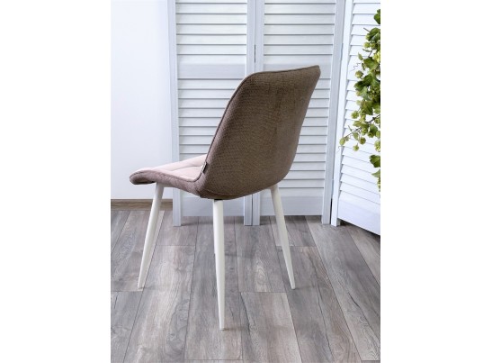 Стул CHIC BLUVEL-40 бежевый/ 1981-35 темно-бежевый/ белый каркас в Ростове-на-Дону