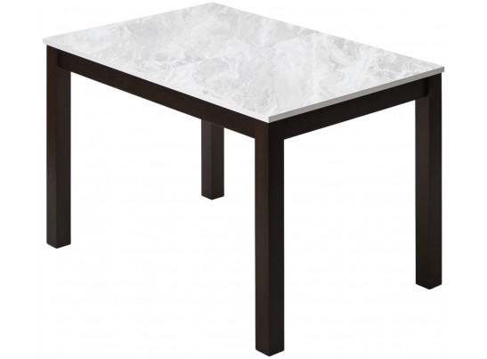 Стол TME-6931 MBH SWEDEN белый мрамор / BB темный орех M-City в Ростове-на-Дону