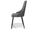 Стул Руссо Premier 25 Серый, велюр / черный каркас M-City в Ростове-на-Дону