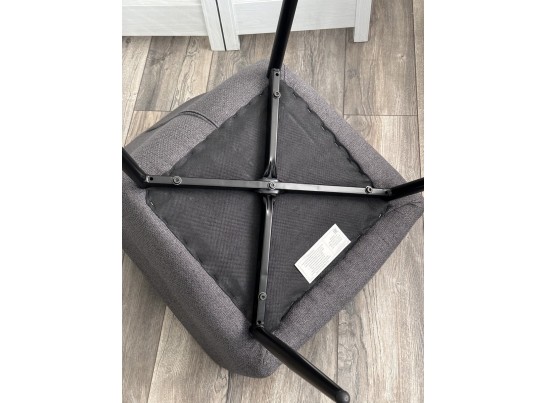 Стул NOVARA Barrel-97 Антрацит, ткань / черный каркас / Товарный знак DISAUR в Ростове-на-Дону