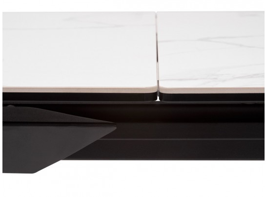 Стол CREMONA 160 HIGH GLOSS STATUARIO Белый мрамор глянцевый, керамика/ черный каркас в Ростове-на-Дону Стол CREMONA 160 HIGH GLOSS STATUARIO Белый мрамор глянцевый, керамика/ черный каркас в Ростове-на-Дону