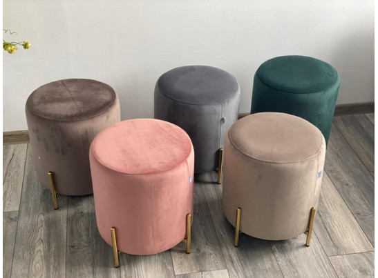 Пуф для гостиной RICE BLUVEL-78 GREEN / GOLD в Ростове-на-Дону