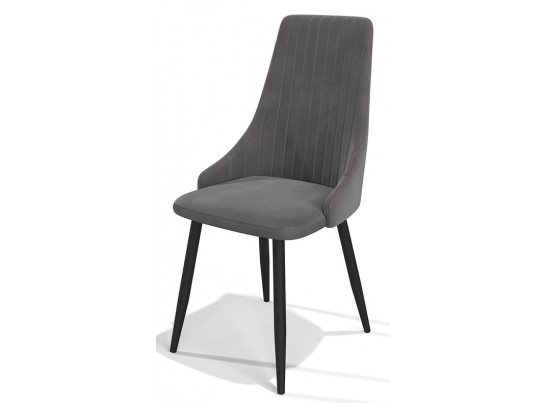 Стул Руссо Premier 25 Серый, велюр / черный каркас M-City в Ростове-на-Дону