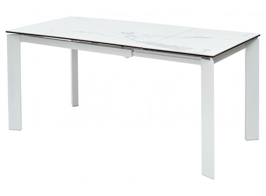 Стол CORNER 120 HIGH GLOSS STATUARIO керамика, стекло/ белый каркас, ®DISAUR в Ростове-на-Дону Стол CORNER 120 HIGH GLOSS STATUARIO керамика, стекло/ белый каркас, ®DISAUR в Ростове-на-Дону
