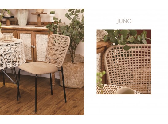 Стул JUNO G062-03 светлый беж, велюр / черный каркас в Ростове-на-Дону