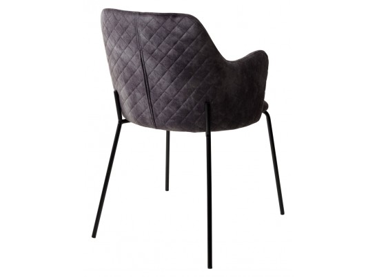 Стул AMARETTO VBP201 античный графит, велюр без пальчикового эффекта / черный каркас, в Ростове-на-Дону