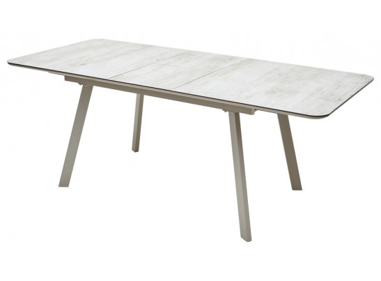 Стол ARUBA 140 BEIGE/ CAPPUCINO глазурованное стекло в Ростове-на-Дону