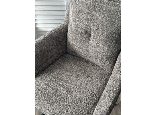 Стул MEADOW 360 град. поворот. Темно-серый XD841-16, букле / черный каркас, ®DISAUR в Ростове-на-Дону