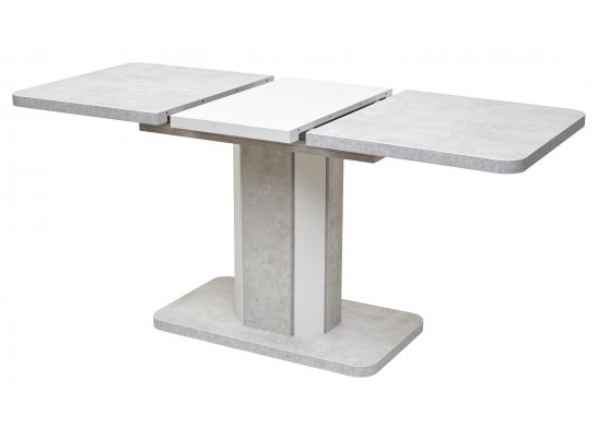 Стол STORK 120 Белый бетон/ Белый в Ростове-на-Дону