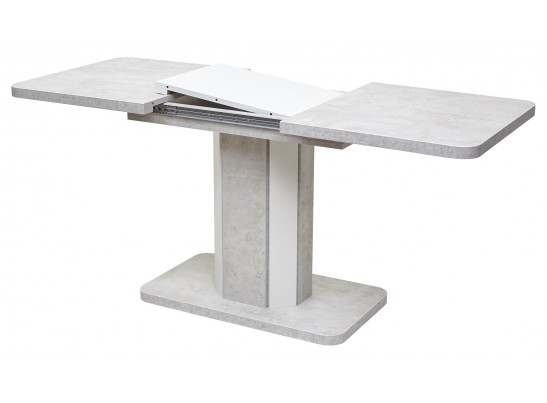 Стол STORK 120 Белый бетон/ Белый в Ростове-на-Дону