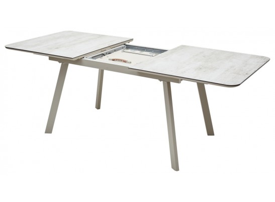 Стол ARUBA 140 BEIGE/ CAPPUCINO глазурованное стекло в Ростове-на-Дону