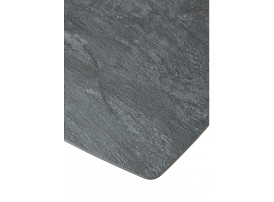 Стол ACUTO2 170 DARK CEMENT Тёмно-серый мрамор матовый, керамика/ черный каркас NEW! в Ростове-на-Дону