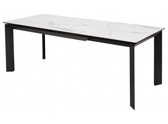 Стол CREMONA 160 HIGH GLOSS STATUARIO Белый мрамор глянцевый, керамика/ черный каркас в Ростове-на-Дону Стол CREMONA 160 HIGH GLOSS STATUARIO Белый мрамор глянцевый, керамика/ черный каркас в Ростове-на-Дону