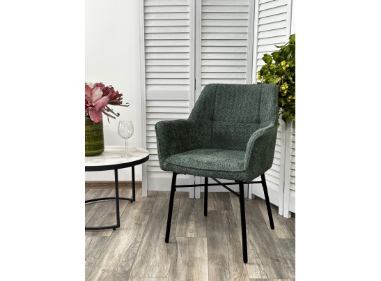 Стул AGIRA UF998-11 малахит, букле / черн. каркас / Товарный знак DISAUR в Ростове-на-Дону