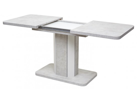 Стол STORK 120 Белый бетон/ Белый в Ростове-на-Дону