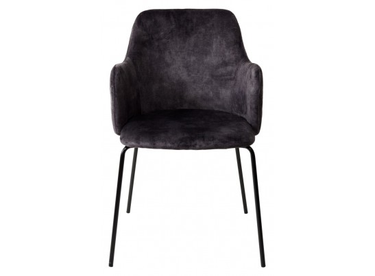 Стул AMARETTO VBP201 античный графит, велюр без пальчикового эффекта / черный каркас, в Ростове-на-Дону