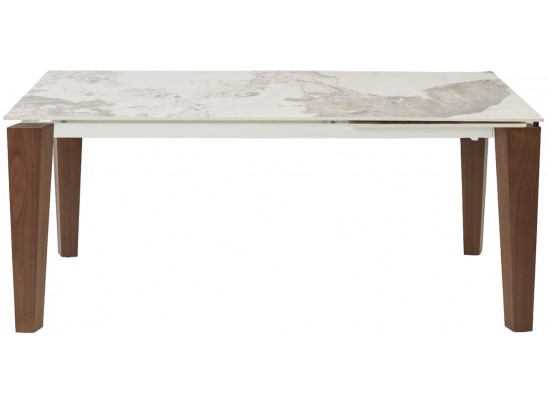 Стол ESMIR 160 GLOSS LUXURY PANDORA SOLID CERAMIC/орех, ®DISAUR