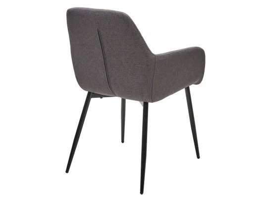 Стул NOVARA Barrel-97 Антрацит, ткань / черный каркас / Товарный знак DISAUR в Ростове-на-Дону