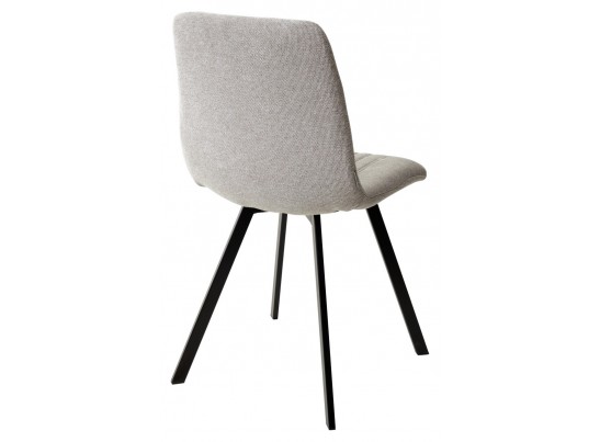 Стул ELVIS WZ2042-02 светло-бежевый фактурный велюр/ черный каркас в Ростове-на-Дону