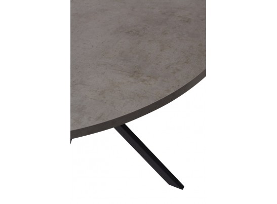 Стол ВЕГА D110 раскладной Бетон Чикаго темно-серый/ черный каркас БЕЗ НДС в Ростове-на-Дону