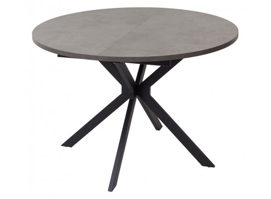 Стол ВЕГА D110 раскладной Бетон Чикаго темно-серый/ черный каркас БЕЗ НДС в Ростове-на-Дону
