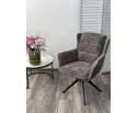 Стул GARLAND 360 град. поворот. HAGA-16 Серый, ткань/ GINO-457 Серый, ткань/ Черный, ®DISAUR