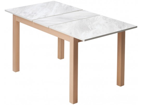 Стол TME-6931 MBH SWEDEN белый мрамор / MILKY WHITE M-City в Ростове-на-Дону