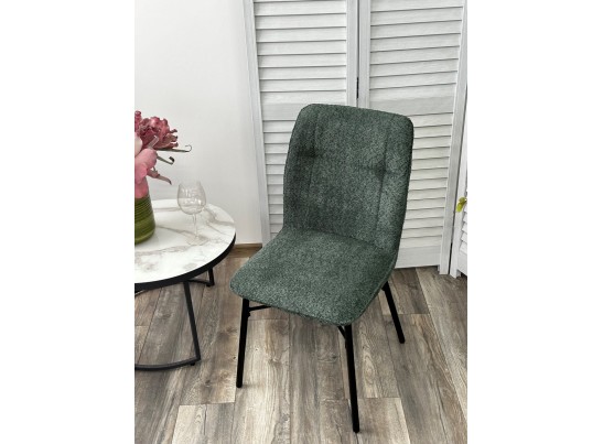Стул COMO UF998-11 малахит, букле / черный каркас / Товарный знак DISAUR в Ростове-на-Дону