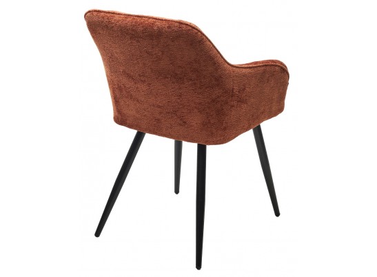 Стул REFLET 3018-09 терракотовый, шенилл / черный каркас, ®DISAUR в Ростове-на-Дону