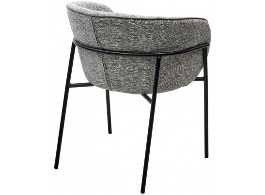 Стул GUST цвет светло-серый TOPIC 451 / черный каркас / Товарный знак DISAUR в Ростове-на-Дону