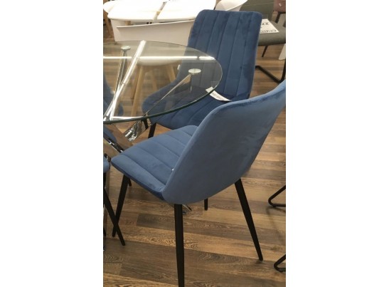 Стул FLIP пепельно-синий, велюр G108-66 в Ростове-на-Дону