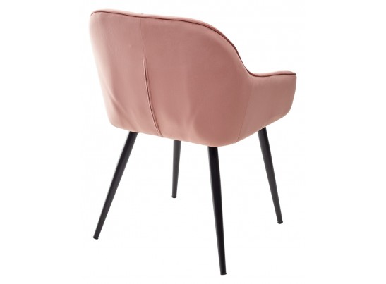 Стул BREEZE BLUVEL-52 PINK/ черный каркас, велюр в Ростове-на-Дону