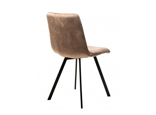 Стул ARFA UF912-10B античный бежевый, велюр без "пальчикового" эффекта/ черный каркас, ®DISAUR в Ростове-на-Дону