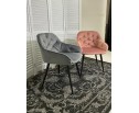 Стул BREEZE BLUVEL-52 PINK/ черный каркас, велюр в Ростове-на-Дону